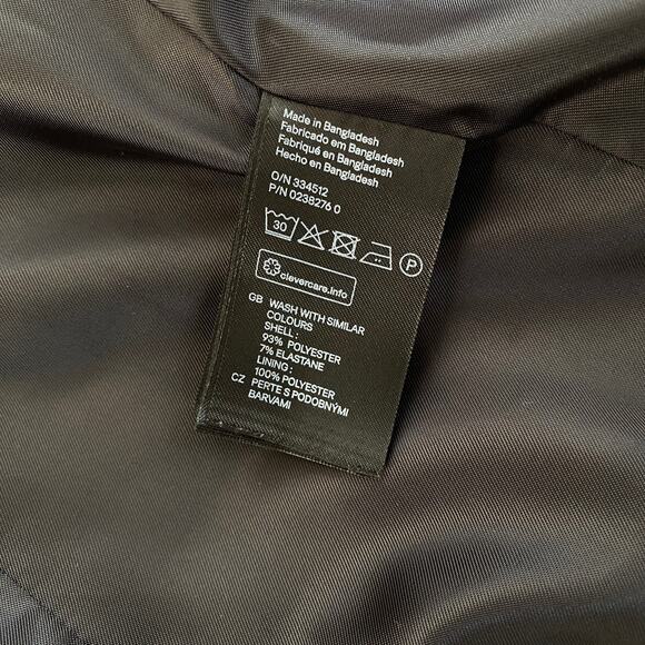 H&M Black Structured Open Front Blazer, size 8 - Picture 5 of 8